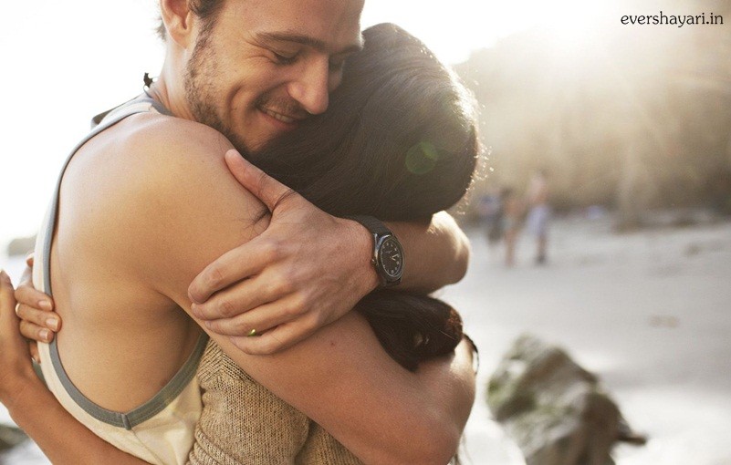 Best Friends Hugging