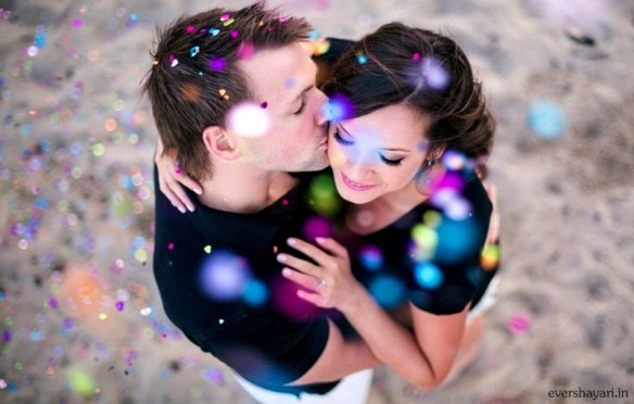 romantic love couple hugging