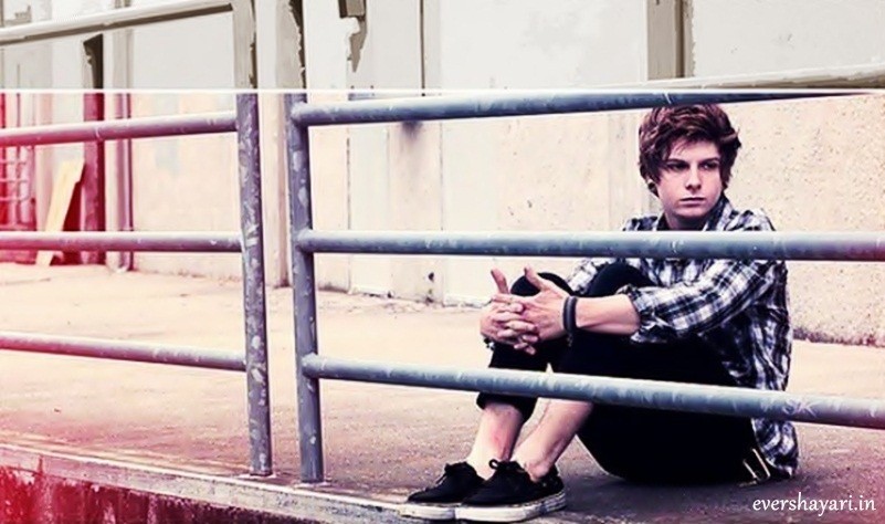 Alone sad boy in love