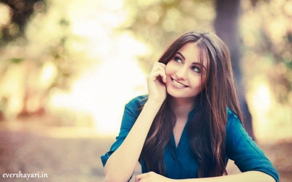 Lovely girl smiling