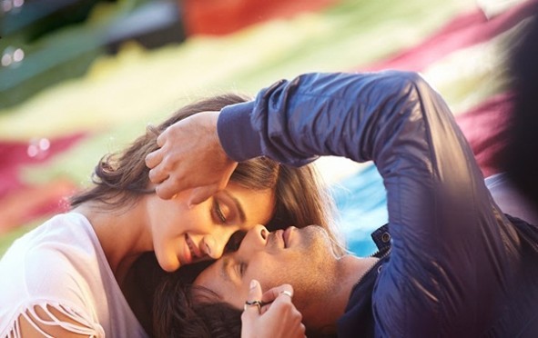 Romantic couple in love