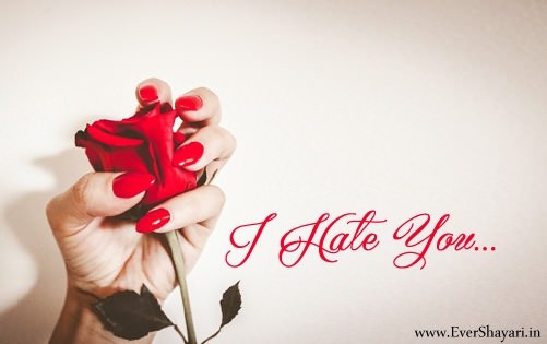 Nafrat Shayari For Girlfriend Boyfriend | Hate Sms In Hindi