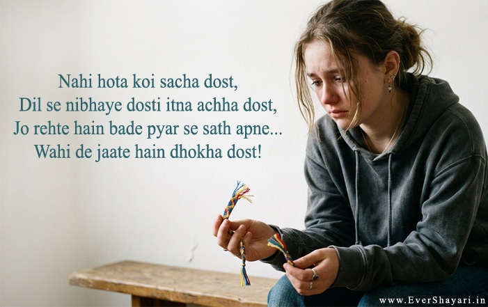 Friendship Day Sad Shayari With Image