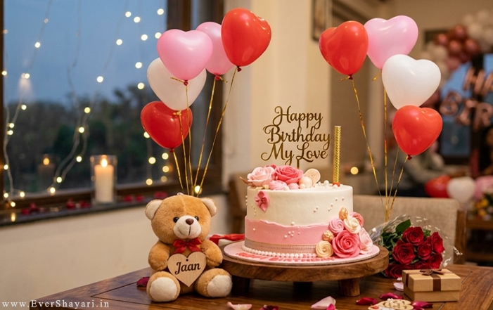 Special Romantic Birthday Shayari For GF BF In Hindi